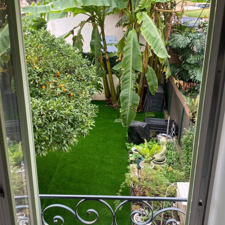Chambre à 14 min de la plage Promenade des Anglais à pieds - Chambre Double - Vue sur Jardin - 3