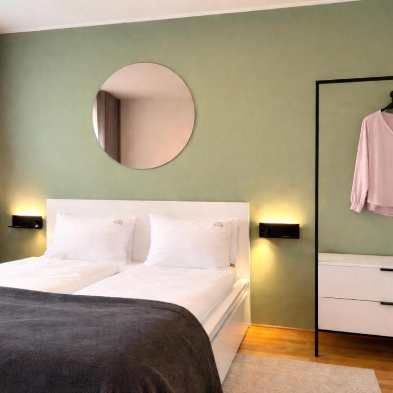 M2Suites by BestChoice - Messe - Parking - Self-Check-in - Apartment mit 2 Schlafzimmern und Balkon - 9