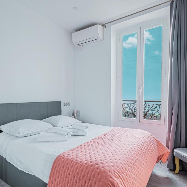Vue mer panoramique, parking privé, Monaco 10 min - Apartment mit 1 Schlafzimmer - 3