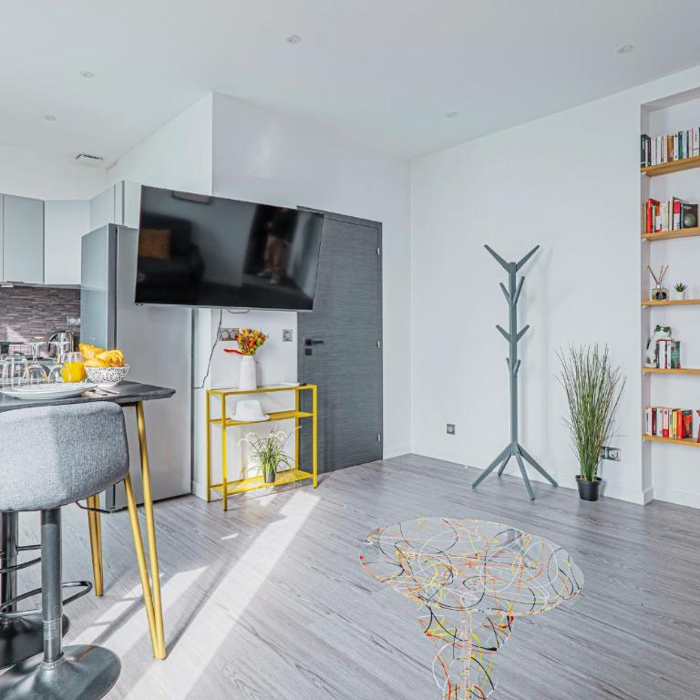 Vue mer panoramique, parking privé, Monaco 10 min - Apartment mit 1 Schlafzimmer - 14