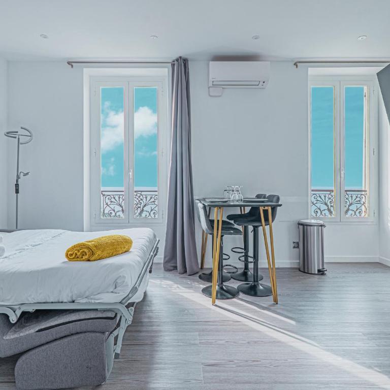 Vue mer panoramique, parking privé, Monaco 10 min - Apartment mit 1 Schlafzimmer - 18