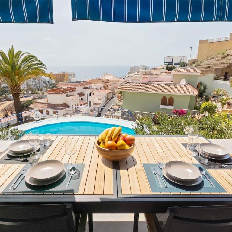 Montesol 1BR • AC • Walk to Siam Park & Beach - Apartamento 1 dormitorio con vistas al mar y terraza - 30