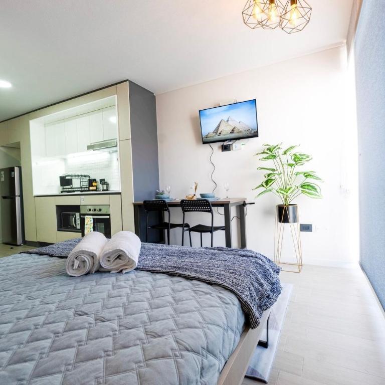 VR - Deptos nuevos full equipados - Metro Sta Isabel y Sta Lucia - Cowork - Azotea - Apartamento de 1 dormitorio - 8