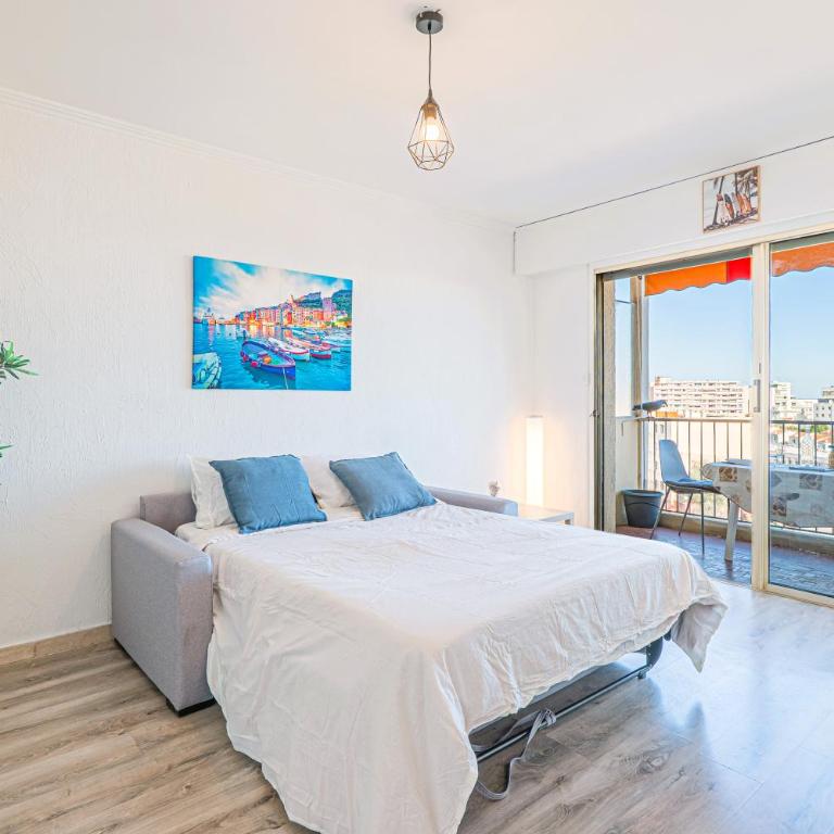 Superbe vue mer - 2 minutes de la plage - Parking - Appartamento con 1 Camera da Letto - 15