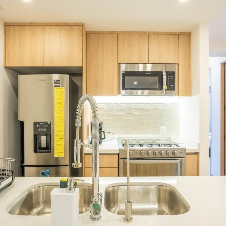 Stunning 3BR in Condesa with Terrace, Pool & Gym - Apartamento de 3 dormitorios - 26