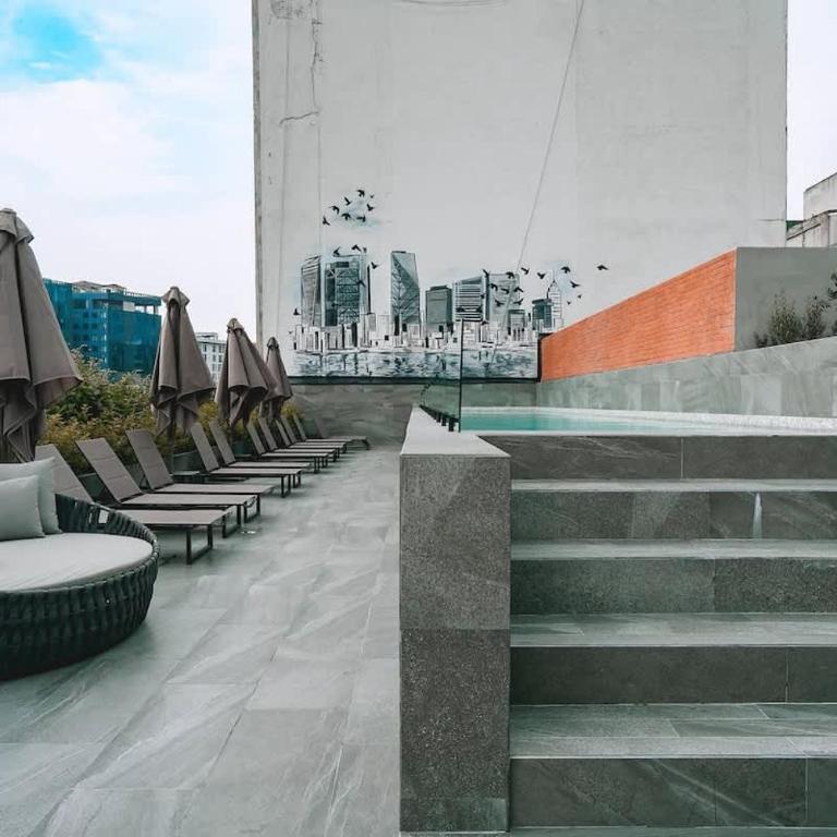 Stunning 3BR in Condesa with Terrace, Pool & Gym - Apartamento de 3 dormitorios - 57