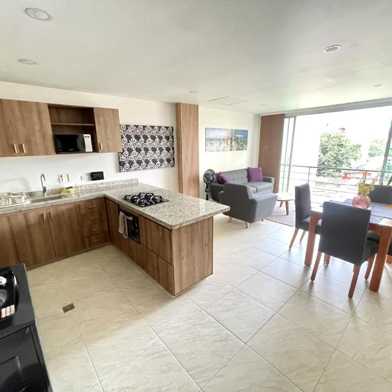 2BD Laureles, Sauna Cold Plunge 400MB Wifi 2 Desks - One-Bedroom Apartment - 7