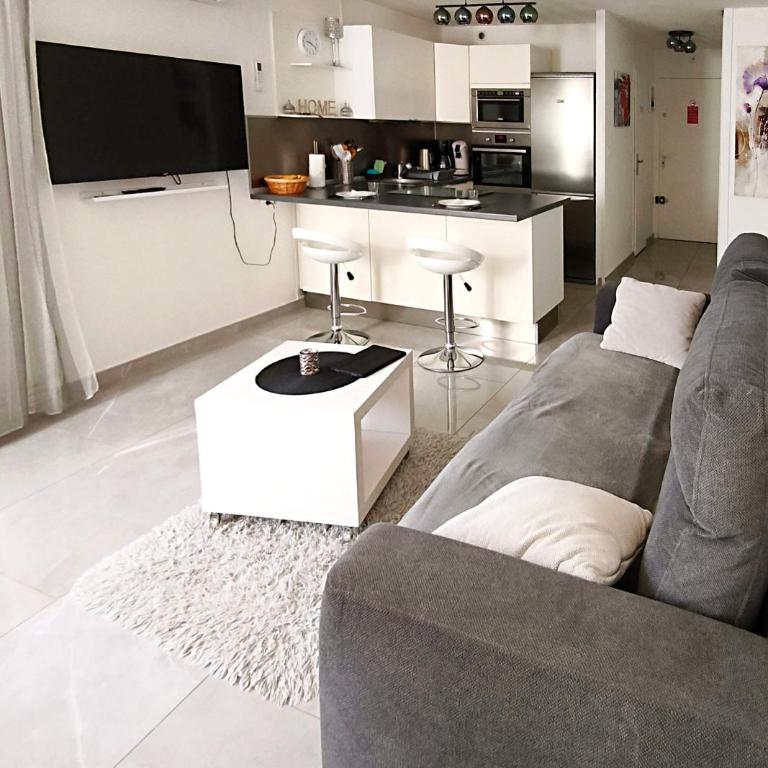 Studio cosy, Centre Port, Piscine, proche plage - Apartamento Estudio - 5