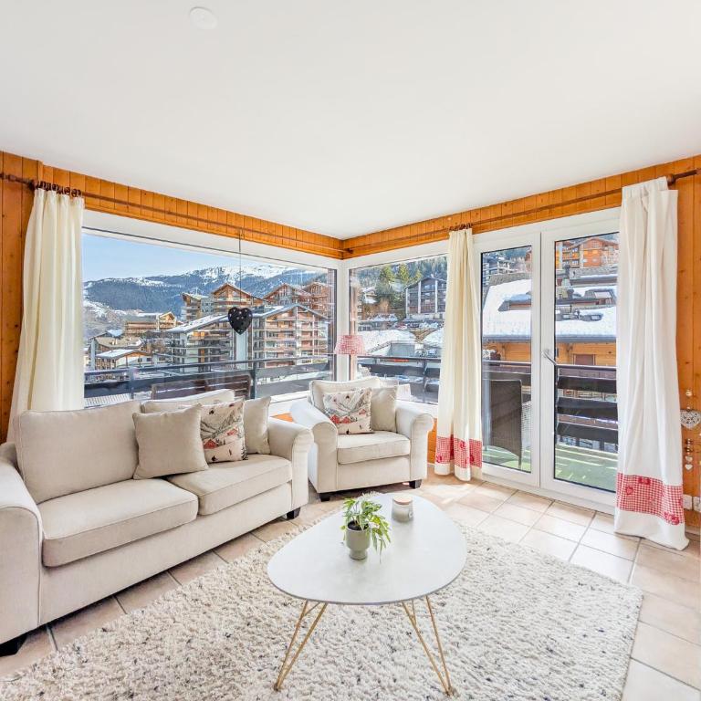 Center of Nendaz ! Apartment 2 rooms with balcony - Apartamento de 2 dormitorios - 54