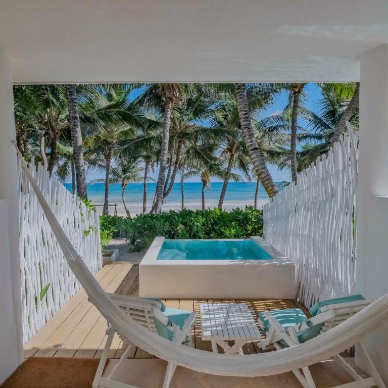 Cabanas Tulum- Beach Hotel & Spa - Habitación frente al mar en la planta baja - 7