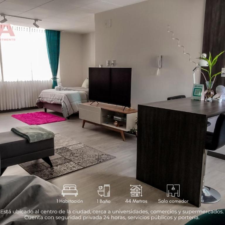 Céntrico y Moderno mono ambiente - One-Bedroom Apartment - 8