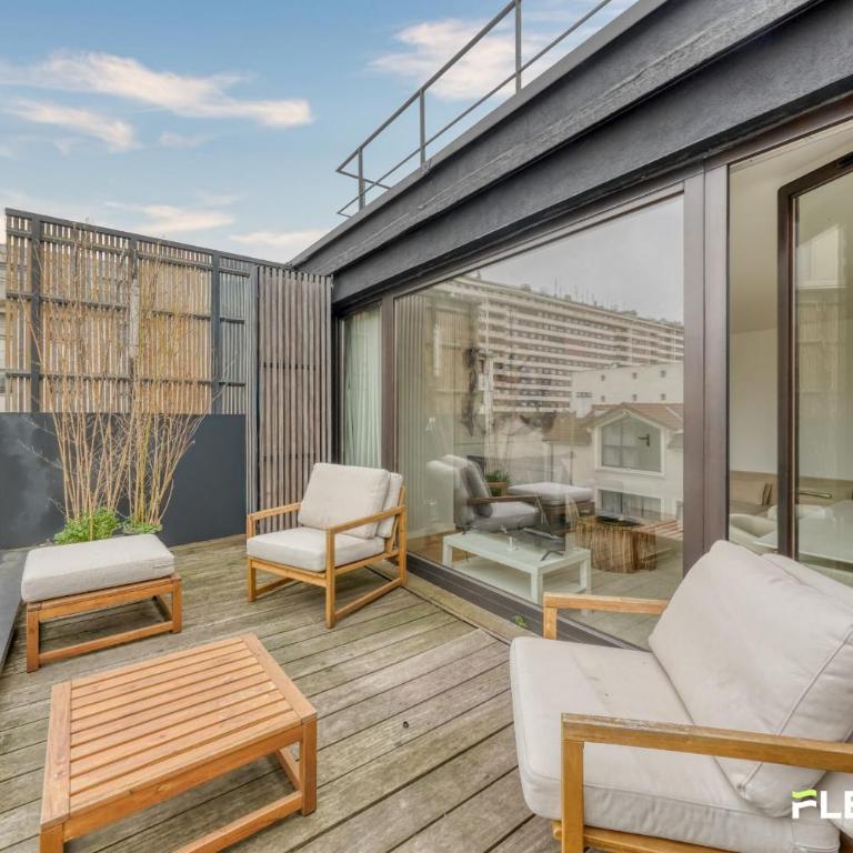 Luxury T4 with Terrace & Paris Rooftop View - Appartamento - 11