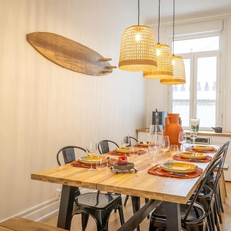 Villa Berckoise - Vue mer - 30M plage - 8 pers - Five-Bedroom House - 4