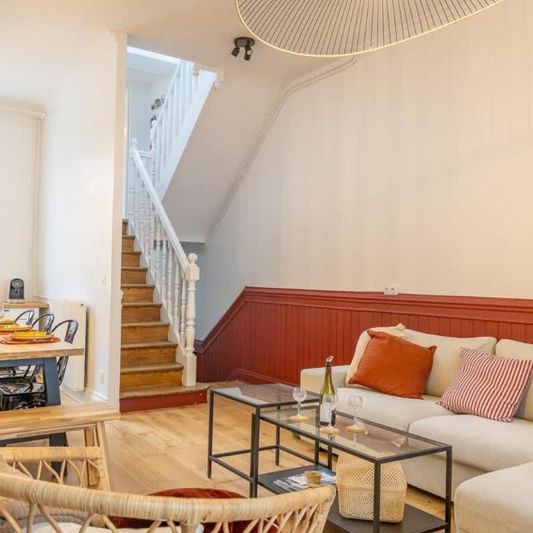 Villa Berckoise - Vue mer - 30M plage - 8 pers - Five-Bedroom House - 5