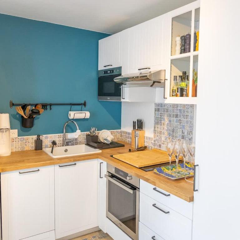 Villa Berckoise - Vue mer - 30M plage - 8 pers - Five-Bedroom House - 6
