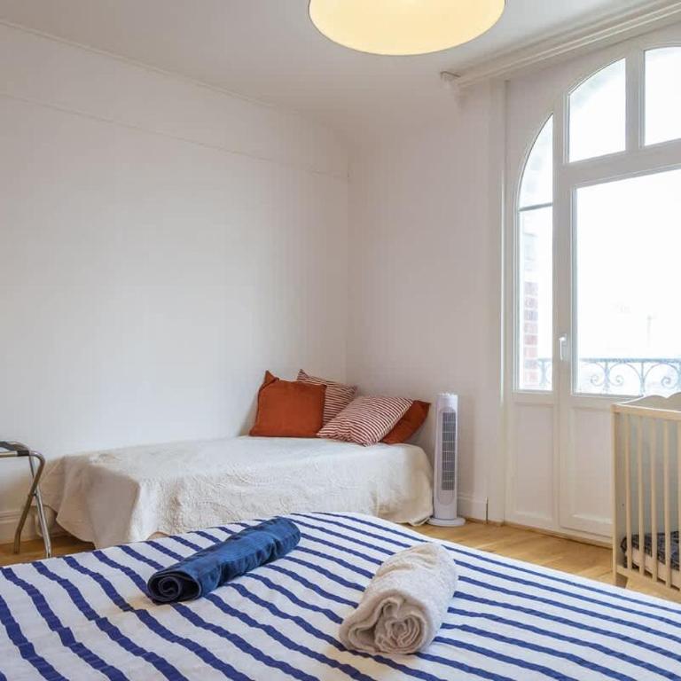Villa Berckoise - Vue mer - 30M plage - 8 pers - Five-Bedroom House - 14