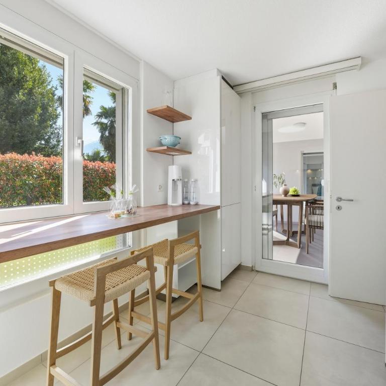 ASCONA GIARDINO FELICE Familienfreundliche Ferienwohnung mit 240m2 eigenem Garten & Klimaanlage - Appartamento con 2 Camere da Letto e Terrazza - 17