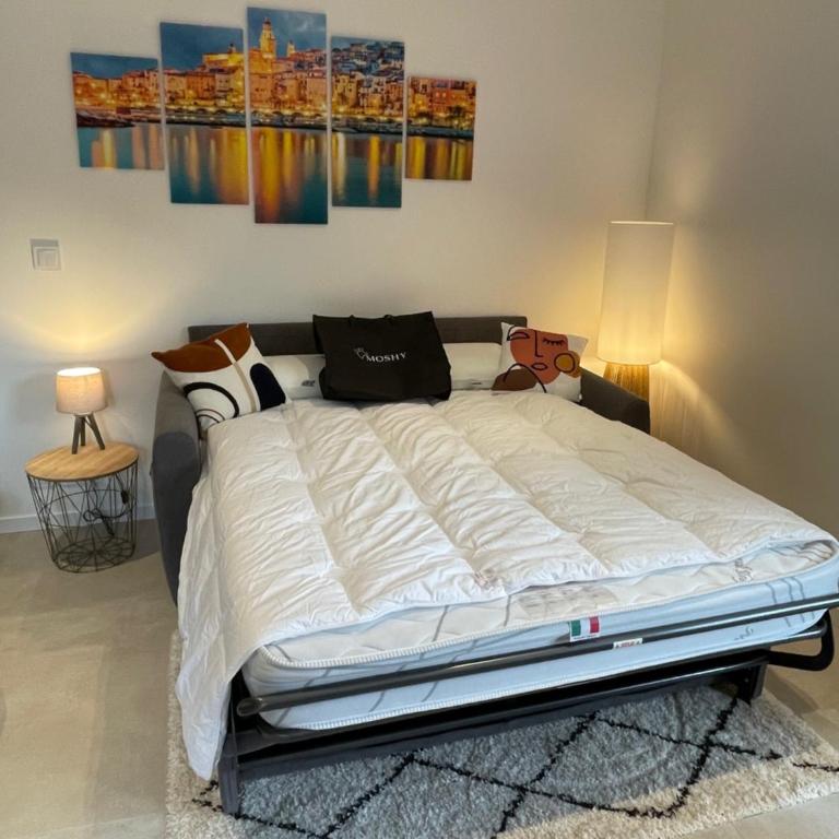 Studio indépendant - Entrée & terrasse privatives - Vue mer - Parking - Chambre Double Deluxe avec Balcon - Vue sur Mer - 6