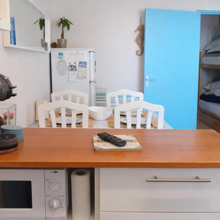MES VACANCES A LA MER studio 4 pers, parking privé, wifi, linges fournis, climatisation - Appartamento Monolocale - 17