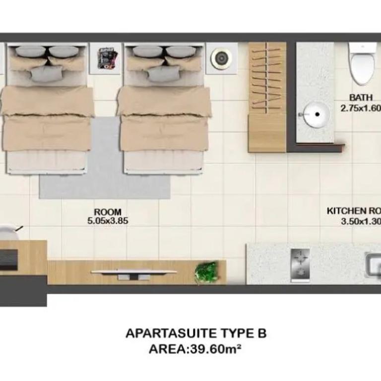 Luxury Studio Delventto 2 min Playa - Apartamento de 1 dormitorio - 1