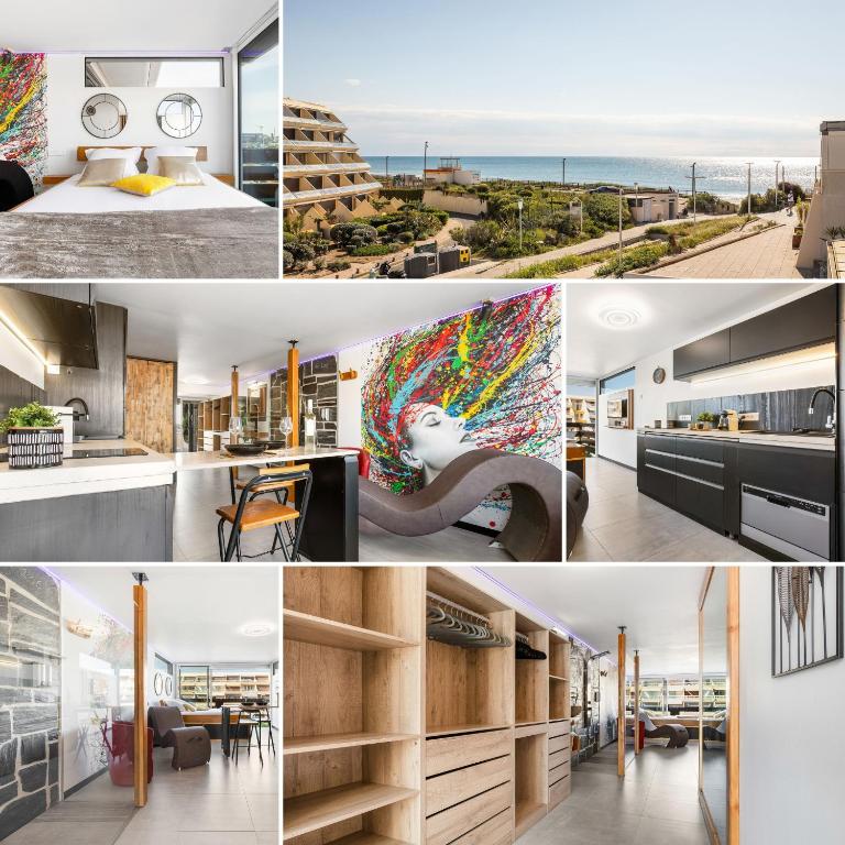 L'atypique - appartement luxe - double terrasse - plage - Port Nature 1 - Village Naturiste - One-Bedroom Apartment - 2