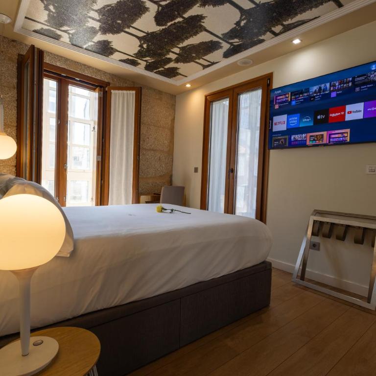 Casas Reais Boutique - Deluxe Double Room with Balcony or Gallery - 31