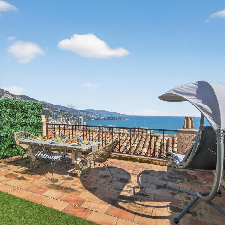 GENTILLEHOMME - Appartement d'exception - vue mer - proche Monaco - Appartement 2 Chambres avec Terrasse et Vue sur la Mer - 11