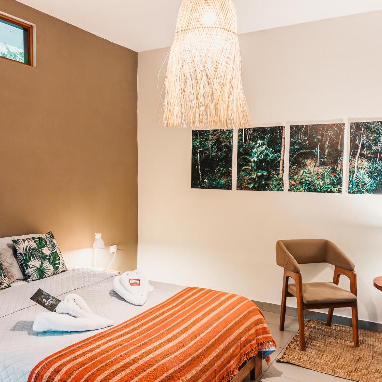Taki Tambo Lodge - Habitación con cama grande y vistas al jardín - 13