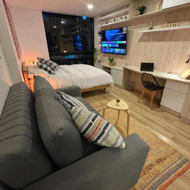 Modern Apartment - Studio with Rooftop in Bogotá - Apartamento de 1 dormitorio - 1