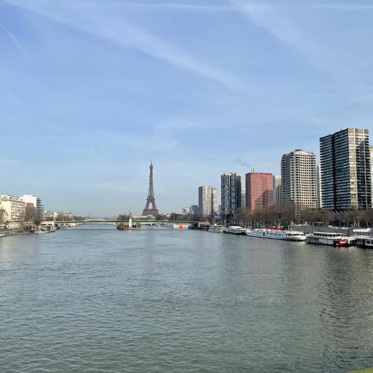Deluxe 155m2 3BR-8PAX Seine view, Pont Mirabeau - Pleyel grand piano - Appartement 3 Chambres avec Vue sur l'Eau - 18