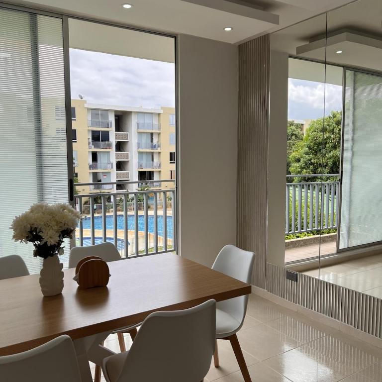 Silvia Maria LH I Tu Apto En Valledupar I Lujo y Confort - Apartamento con vistas a la piscina - 21