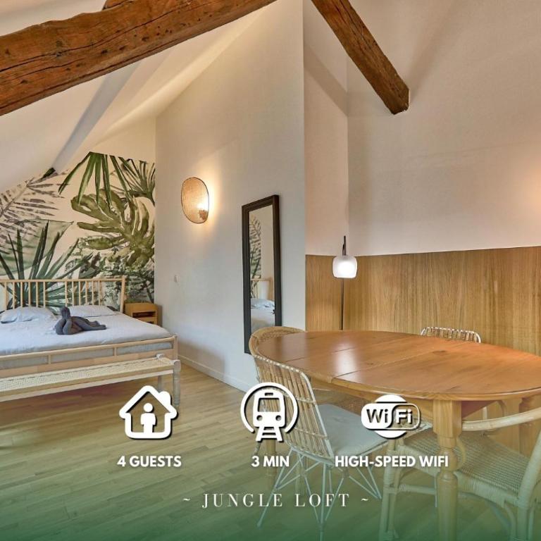 Duplex lumineux & calme - Le Marais Proche Métro 8 - Jungle Loft - Appartement en Duplex - 1