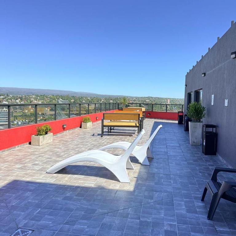 Dpto 4 pers -pileta- cochera- centro Carlos Paz M - Apartamento de 1 dormitorio - 6