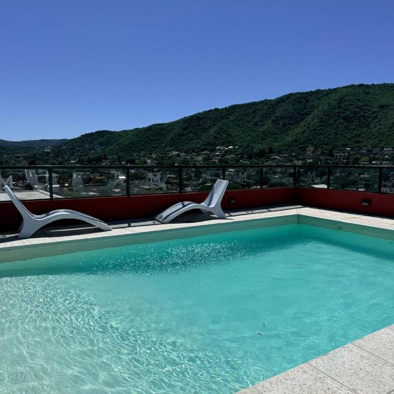 Dpto 4 pers -pileta- cochera- centro Carlos Paz M - Apartamento de 1 dormitorio - 7