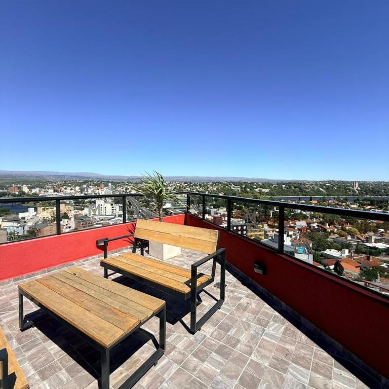 Dpto 4 pers -pileta- cochera- centro Carlos Paz M - Apartamento de 1 dormitorio - 33