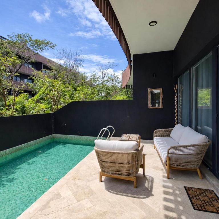 Private Pool with Beach Access and Baby Crib - Tulum Hotel Zone - Apartamento de 2 dormitorios - 5