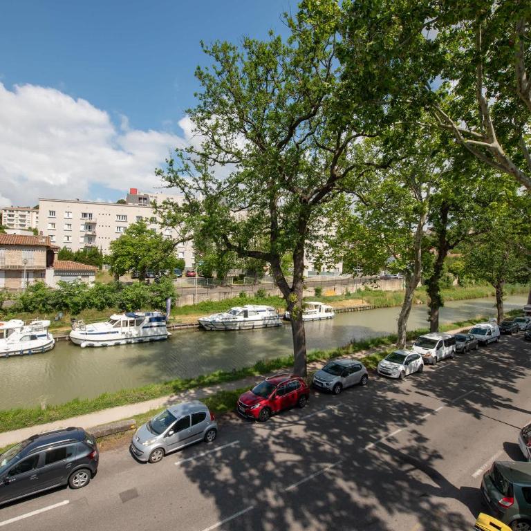 T2 lumineux 4 pers avec vue sur le Canal du Midi - Apartment - 18