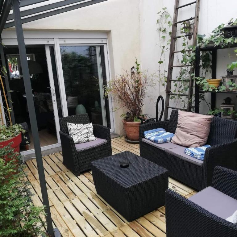 Maison avec jardinet terrasse centre ville Nancy - Appartement 1 Chambre - 13