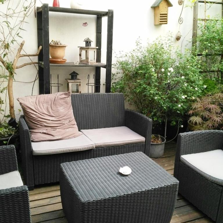 Maison avec jardinet terrasse centre ville Nancy - Appartement 1 Chambre - 14