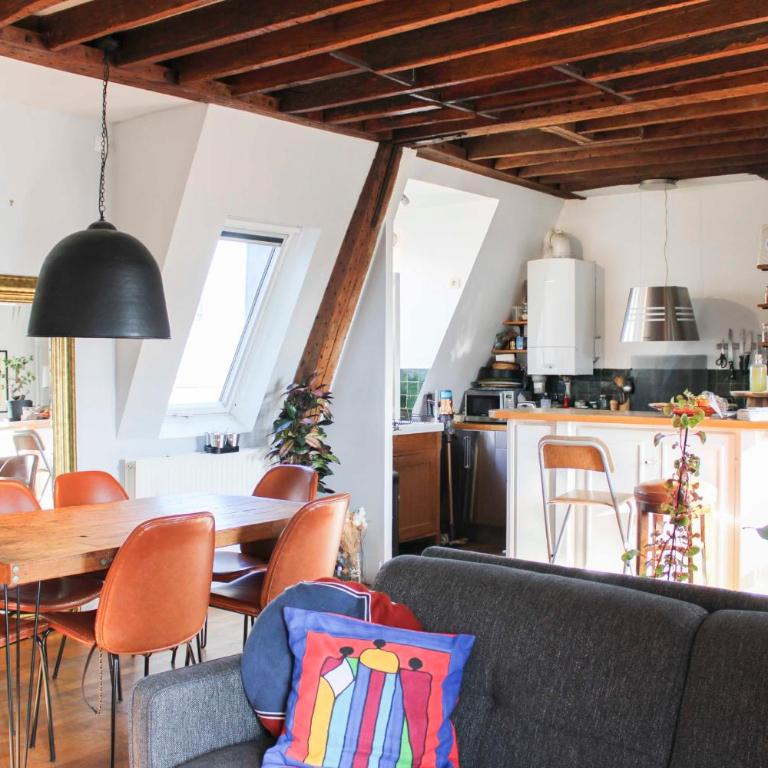Charming 66 sqm attic flat Paris - Apartamento - 3