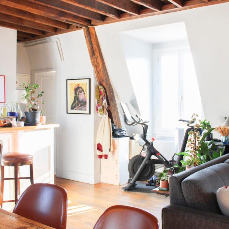 Charming 66 sqm attic flat Paris - Apartamento - 6