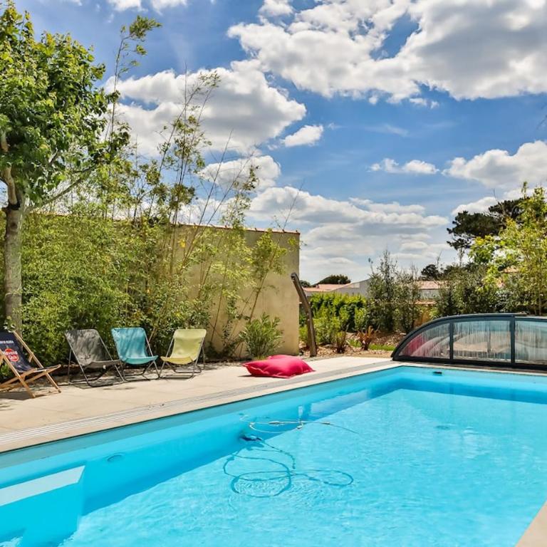 Grande maison de famille avec piscine proche plage - Villa - 3