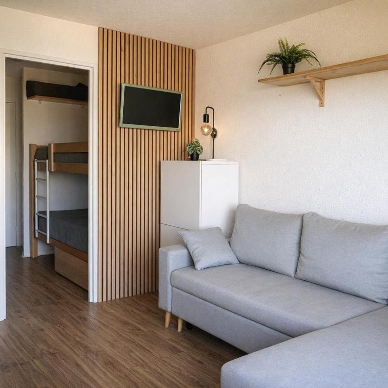 Charmant studio pour 3 pers. avec balcon, au pied des pistes, Reberty 2000 - FR-1-452-385 - Estudio - 1