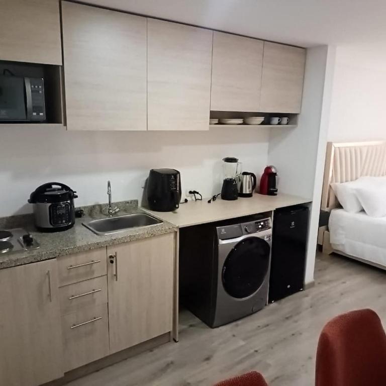 Apartaestudio en el centro de Bogotá comodo y moderno - Apartamento de 1 dormitorio - 5