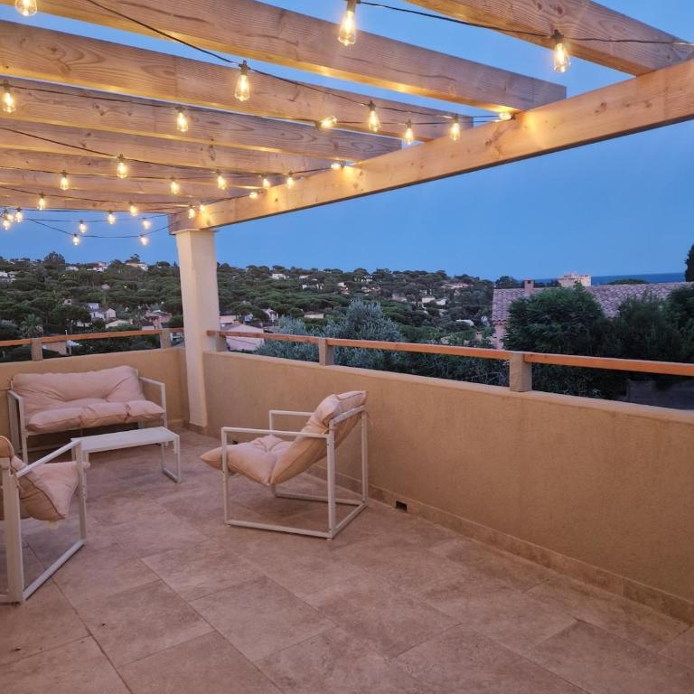 Appartement 6 personnes, grande terrasse vue mer et balnéo - Apartamento de 3 dormitorios - 1