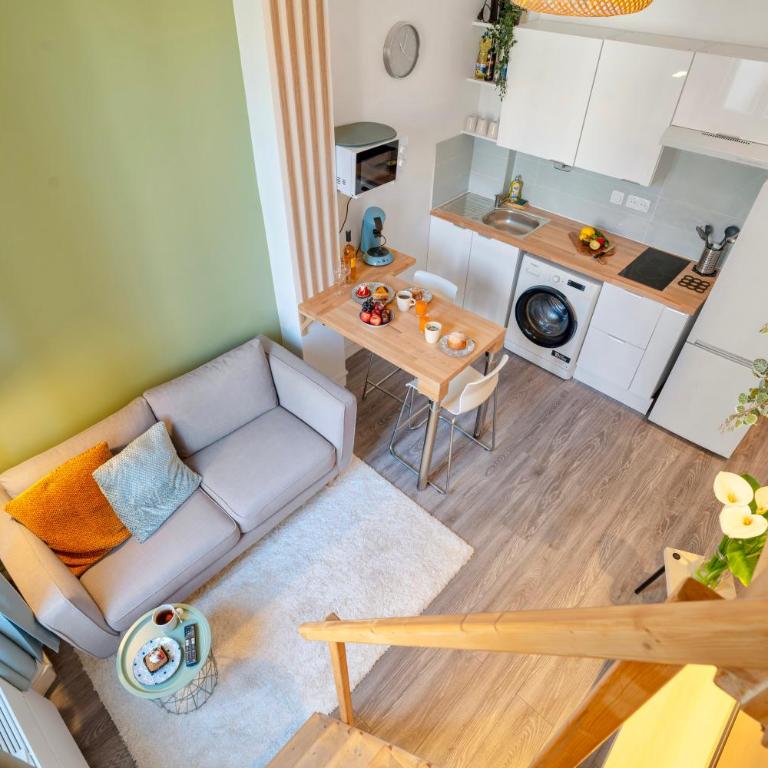 Le Garibaldi 2 - OFFRE SPÉCIALE LANCEMENT - Idéal Couple en Quête d'un Pied à Terre Confort - Animaux Acceptés - 5min à pied du Port - CENTRE VILLE - Commerces - Plage 10min en voiture - WIFI HD - One-Bedroom Superior Apartment - 10
