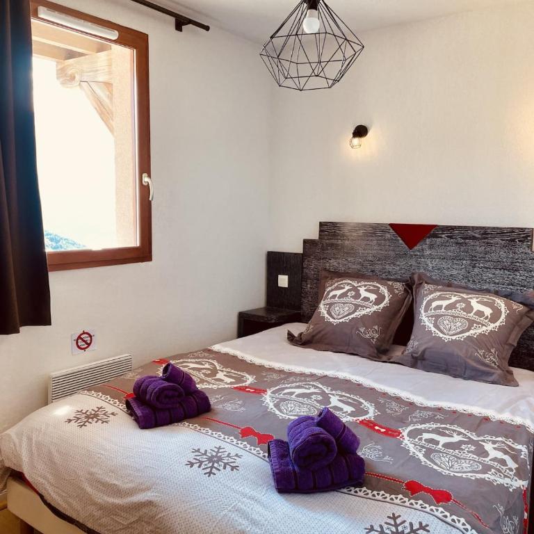 Appt Snowfront Aussois 6 People Le Marmotton - Two-Bedroom Apartment with Mountain View - 18