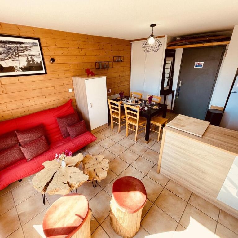 Appt Snowfront Aussois 6 People Le Marmotton - Two-Bedroom Apartment with Mountain View - 25