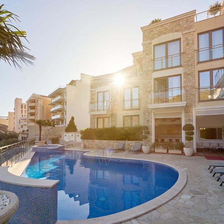 MonteDreams, Sea View apartment, Pool, Gym, SPA - Apartman sa 2 Spavaće Sobe, Balkonom i Pogledom na More - 15