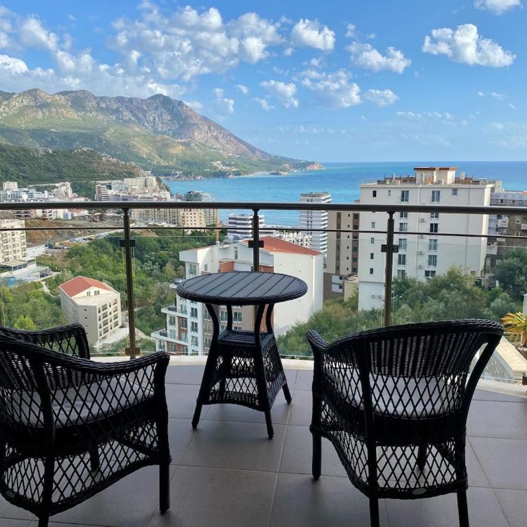MonteDreams, Sea View apartment, Pool, Gym, SPA - Apartman sa 2 Spavaće Sobe, Balkonom i Pogledom na More - 16
